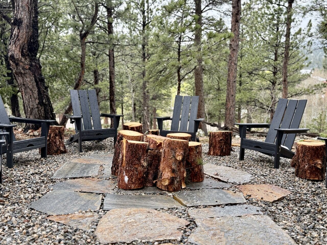 Outdoor seating area